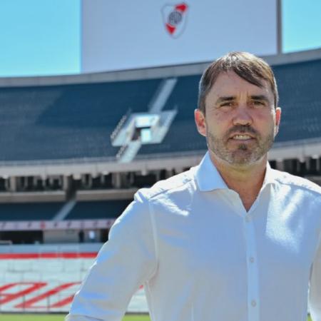 River presentó a Chacho Coudet: qué habló con Gallardo y cuál es su primer gran objetivo