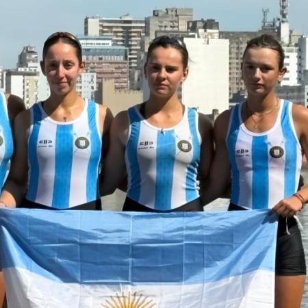 El remo femenino Sub-23 obtuvo el oro sudamericano en Brasil