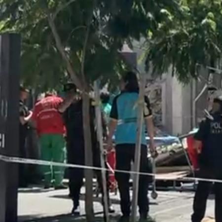 Alarma y pánico por otro derrumbe en la CABA: esta vez en Libertador y Juramento