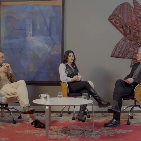 “Ustedes elevan culturalmente”: Marcela Pagano con Adorni y Grandio en 2023