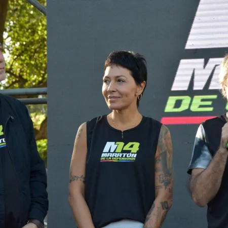 Mayra Mendoza y una maratón solidaria por el Hospital Ludovica: qué hizo en la jornada