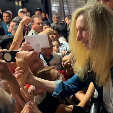 Karina Milei lanzó en Suipacha la escuela política libertaria: qué busca en Buenos Aires