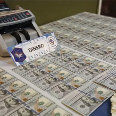 Dólares y una contadora de billetes: una banda movió casi $20 millones en menos de dos meses