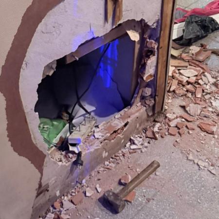 Hicieron un boquete y no pudieron salir: tres ladrones atrapados en un robo en Recoleta
