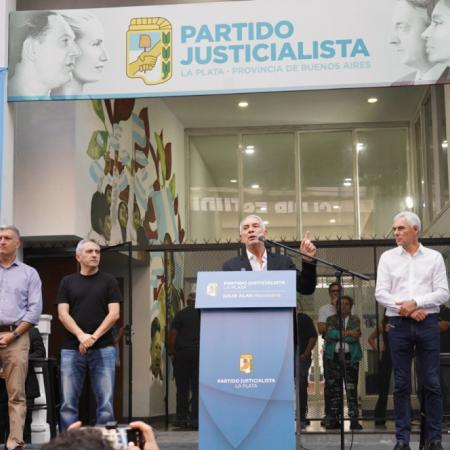 PJ La Plata: Julio Alak convocó a unir al peronismo detrás de Axel Kicillof