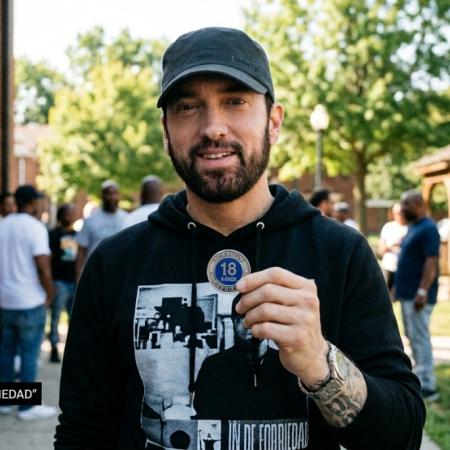 Eminem celebró 18 años sin drogas con una foto que emocionó a sus fans