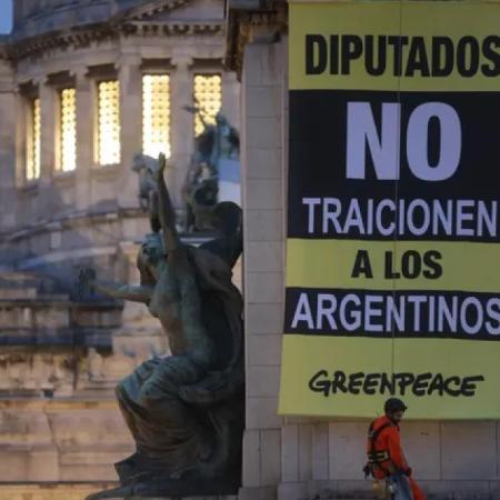 Ley de Glaciares: Greenpeace elevó la presión sobre el debate en Diputados