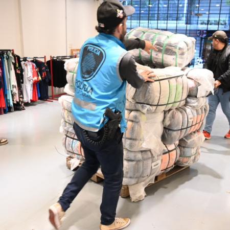 Belgrano: secuestran ropa de primeras marcas ingresadas al país de contrabando