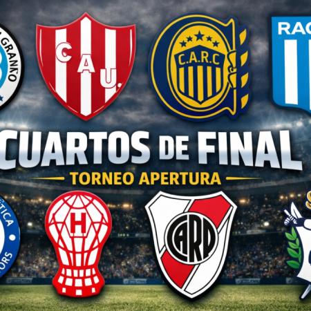Torneo Apertura: cómo quedaron los cuartos de final de los playoffs