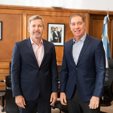 Frigerio apoyó a Santilli y el Gobierno suma aliados por la reforma electoral