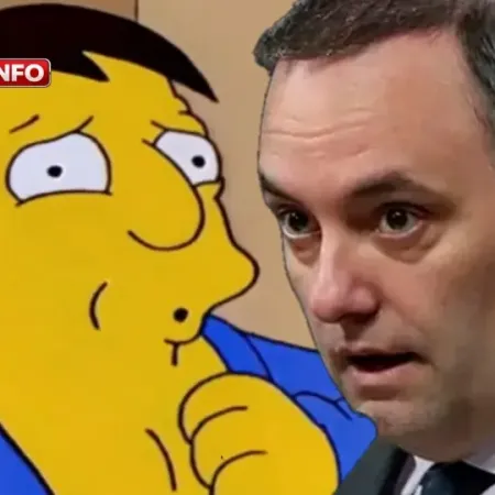 Adorni, Los Simpson y una lectura que empezó a circular fuerte en redes