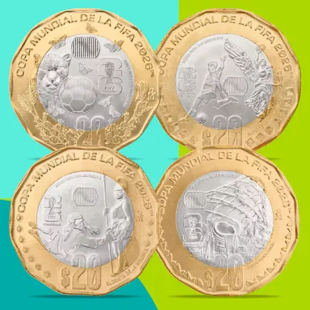 México lanzó monedas del Mundial 2026: modelos, precios y cómo conseguirlas