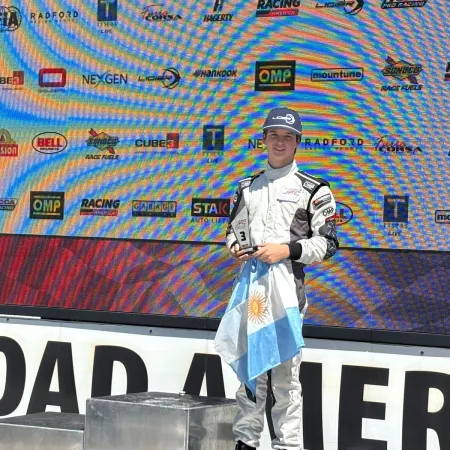 Lázaro Bainotti, el joven argentino que brilla en la Fórmula 4 de Estados Unidos