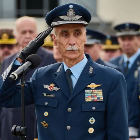Cómo se defendió el jefe de la Fuerza Aérea del escándalo que enojó a Villarruel