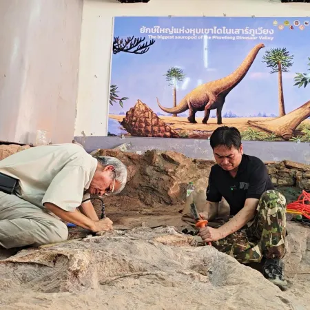 Descubren en Tailandia al dinosaurio más grande del sudeste asiático