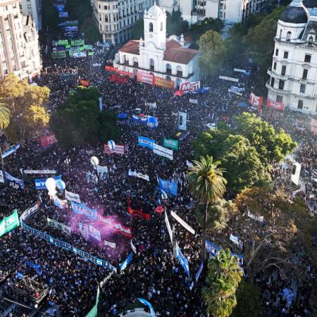 Marcha Federal Universitaria: las 10 frases clave del discurso en Plaza de Mayo