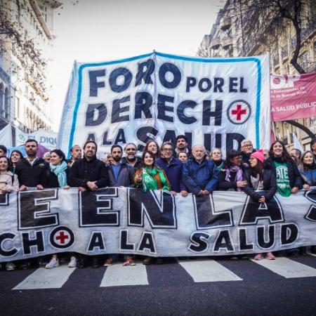 Marcha Federal de la Salud: 40% más de pacientes y el aviso límite para junio