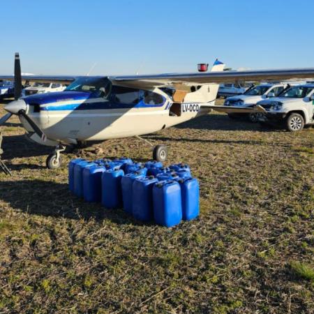 Otra pista clandestina: una avioneta, camionetas incendiadas y más de 300 kilos de cocaína