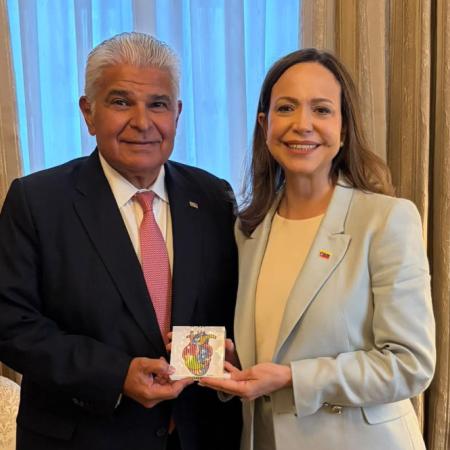 Panamá recibe a María Corina Machado y refuerza la presión internacional sobre Venezuela