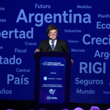 Nube de palabras de Milei: las 20 que más usó en el Latam Economic Forum
