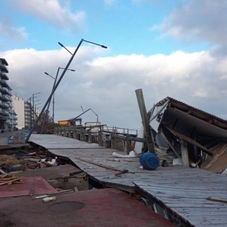 El paso arrasador de la ciclogénesis en Monte Hermoso dejó pérdidas millonarias