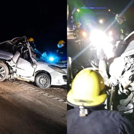 Tragedia en la Ruta 6: cinco muertos en un choque cerca de San Vicente