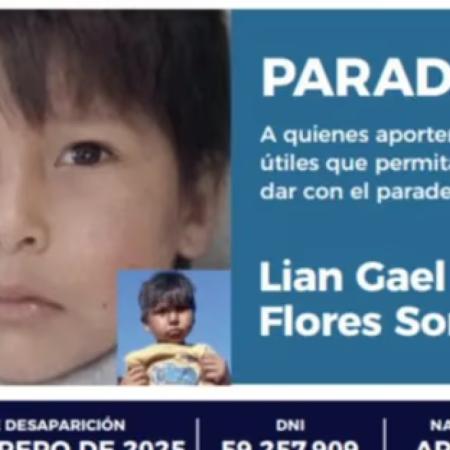 Caso Lian: actualizan con inteligencia artificial la imagen del nene desaparecido