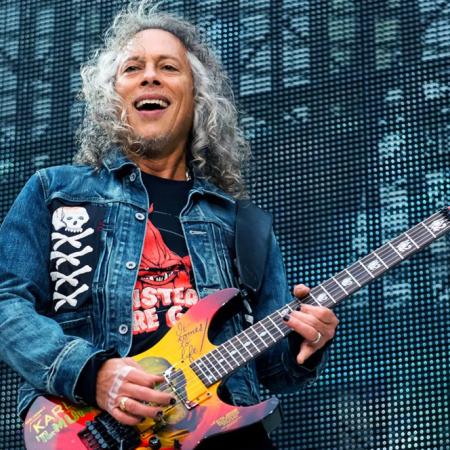 Kirk Hammett se resbaló en el escenario y generó preocupación en Dublín