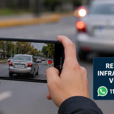 Los conductores podrán ser denunciados por WhatsApp y perder la licencia