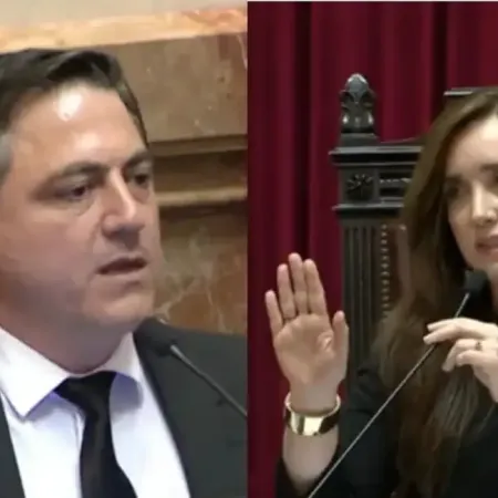 Senado: Villarruel frenó a Paoltroni en el debate por Formosa y hubo gritos
