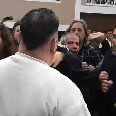 Piñas, insultos y caos: el debate por Uber terminó en una batalla campal en Mar del Plata