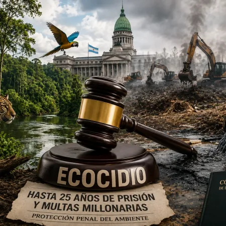 Daños ambientales irreversibles: el proyecto que endurece multas y prisión en Argentina