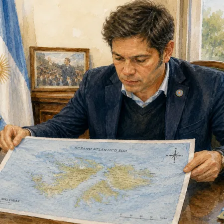 Decreto de Kicillof: sumará carteles de Malvinas en PBA con un particular dato