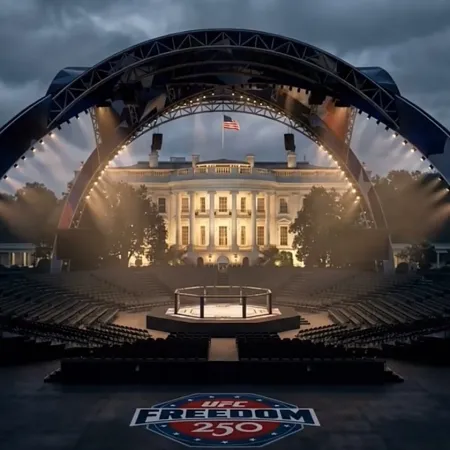 Casa Blanca y UFC: la fórmula que mezcla patria, espectáculo y política