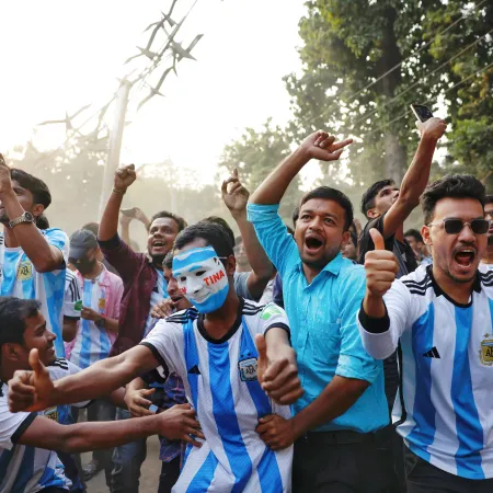 "Cada partido de la Selección Argentina es una fiesta nacional para Bangladesh"
