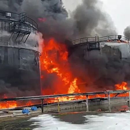 La guerra llegó al surtidor: Ucrania golpea refinerías y Rusia ya piensa en importar combustible