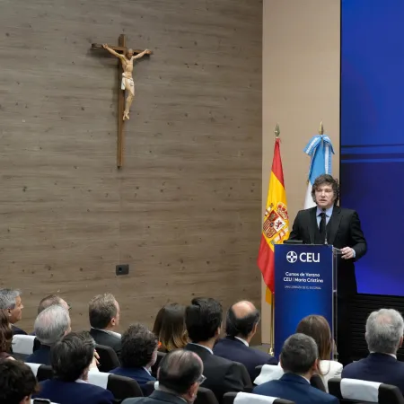 Milei en Madrid: el ensayo de 140 hojas que le cambió la vida y la silla eléctrica