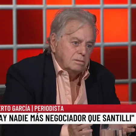 "19 hijos": la frase de Roberto García sobre Santilli que se volvió viral