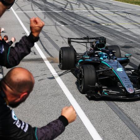 Russell ganó en Austria, Mercedes firmó un doblete y Colapinto terminó 15°