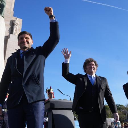 Pullaro fulminó a Adorni tras el acto con Milei por el Día de la Bandera