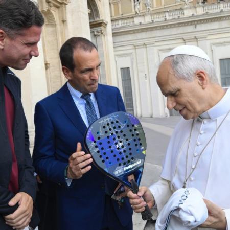 El pádel conquista Roma y llega al Vaticano de la mano del Papa León XIV