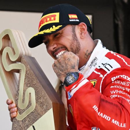 Hamilton logró su primera victoria con Ferrari y Colapinto fue 8° en Barcelona