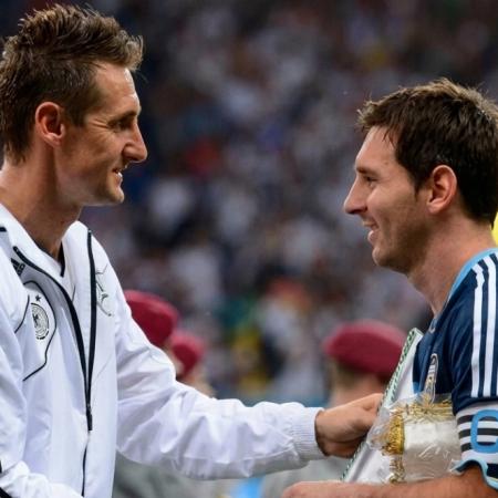 Klose alentó a Messi a superar su récord como máximo goleador de los Mundiales