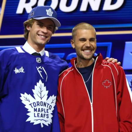 Justin Bieber, Toronto Maple Leafs y NHL: así presentó el club su pick del Draft 2026