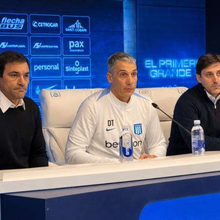 Juan Pablo Vojvoda asumió en Racing junto a Diego Milito y ya planifica refuerzos