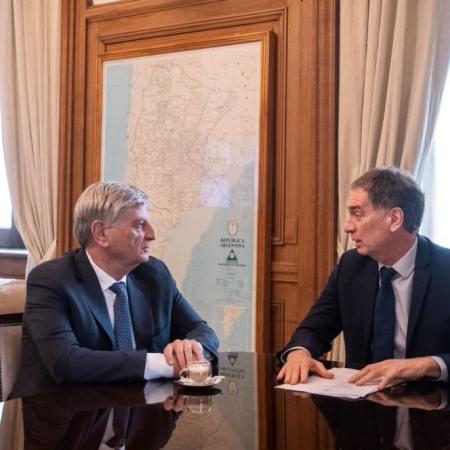 Ziliotto de La Pampa visitó a Santilli con $400.000 millones en juego: qué acordó