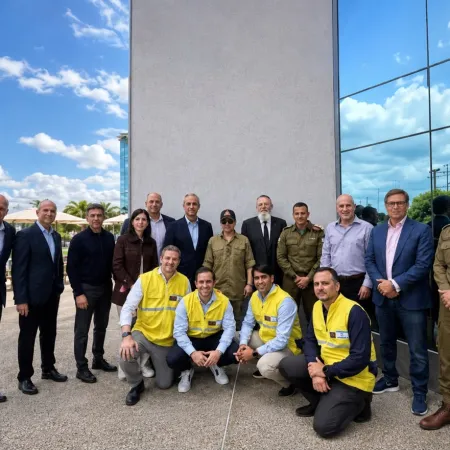 Israel y Venezuela: la delegación que revisa edificios clave tras el terremoto