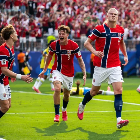 Batacazo vikingo: Noruega le ganó a Brasil con doblete de Haaland y lo eliminó del Mundial