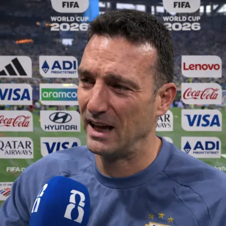 “No puedo hablar, estoy muy emocionado”, dijo Scaloni tras el 3-2 a Egipto