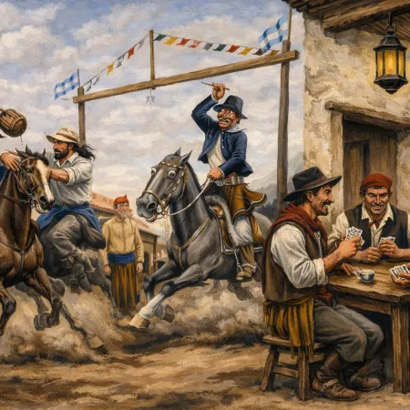 Pato, truco y sortijas: así se divertía la Argentina en tiempos de la Independencia